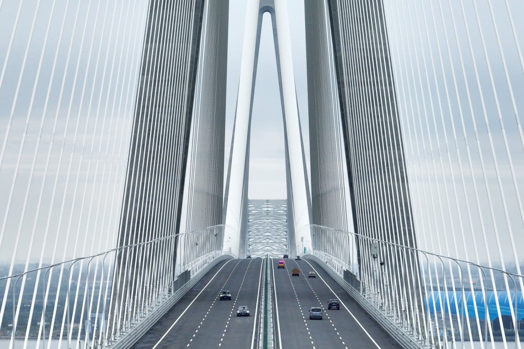 The Changtai Yangtze River Bridge started operating on Tuesday. Photo: Xinhua