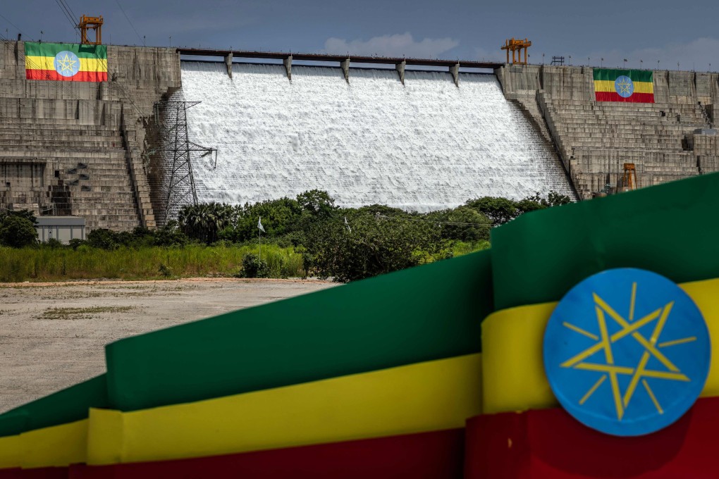 The dam measuring 1,800 metres in length and 170 metres in height is Africa’s largest. Photo: AFP