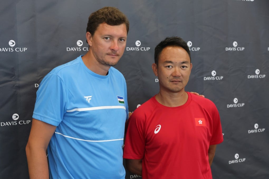 Uzbekistan’s Denis Istomin (left) and Hong Kong’s Yu Hiu-tung will lead their teams over two days at Victoria Park Tennis Courts. Photo: Edmond So