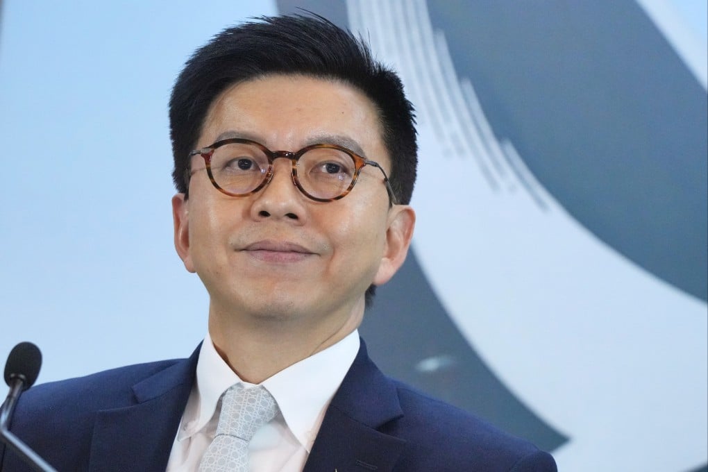 Ronald Lam Siu-por, CEO of Cathay Pacific, attending the Cathay 2024 Annual Results press briefing at JW Marriott Hotel in Admiralty. 12MAR25. SCMP / May Tse