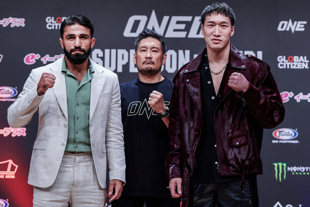 Marat Grigorian (left) will fight three-division K-1 champion Rukiya Anpo in a featherweight kickboxing clash at ONE 173 in Tokyo on November 16. Photo: ONE Championship