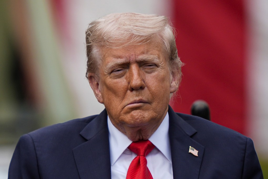 US President Donald Trump at a 9/11 ceremony in Washington on Thursday. Photo: AP