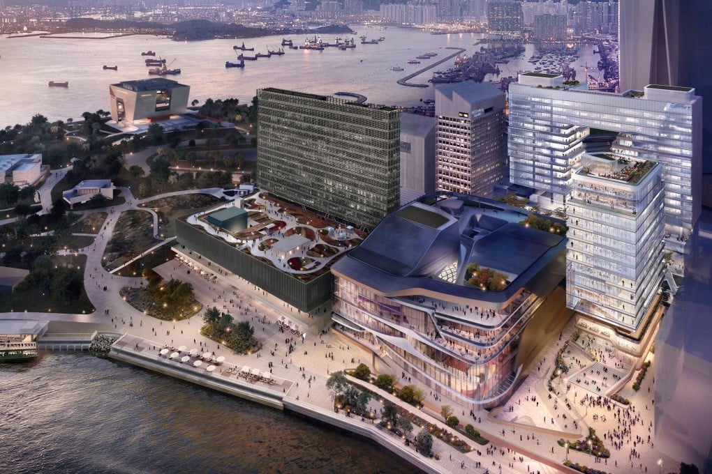 Hong Kong leader John Lee is expected to announce measures to turn the city into a global art trading hub, including designating art storage spaces at Airport City. Photo: Sun Hung Kai Properties