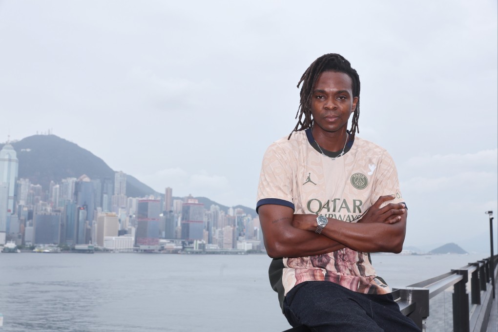 Enzo Lefort relaxes in Tsim Sha Tsui during his recent stay in Hong Kong. Photo: Edmond So