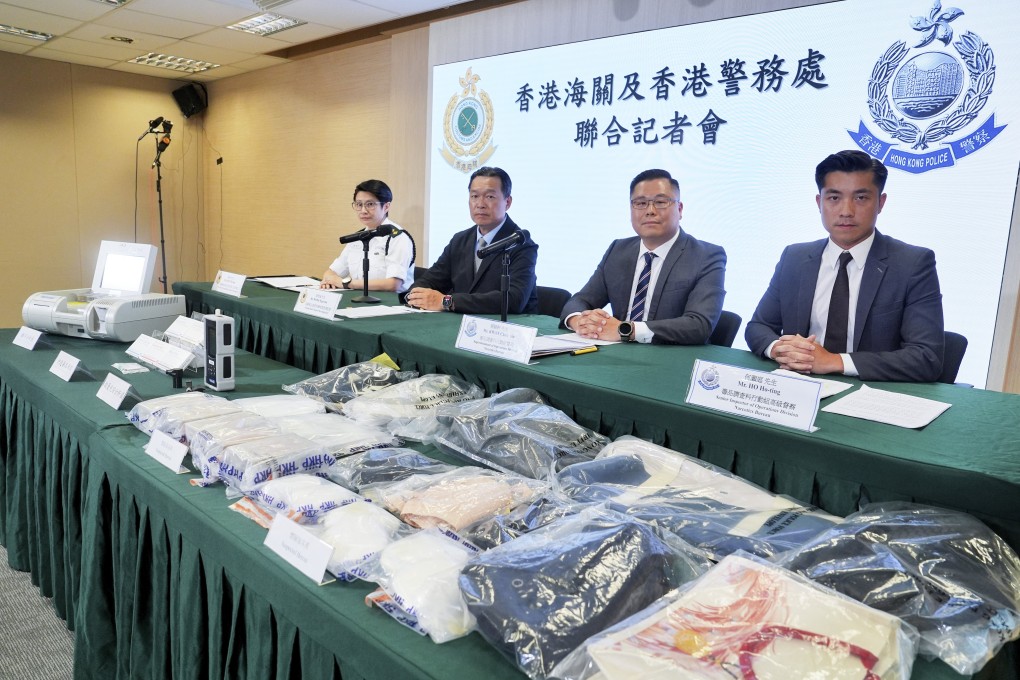 The haul from the joint effort included 622kg of cannabis, 280kg of ketamine, 200kg of cocaine, 85kg of methamphetamine and 2kg of Ecstasy pills. Photo: Elson Li