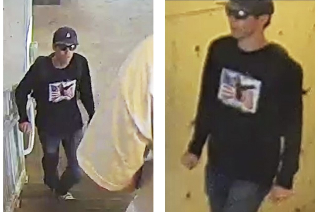 Images provided by the FBI show a person of interest in connection with the fatal shooting of Charlie Kirk. Photos: FBI via AP