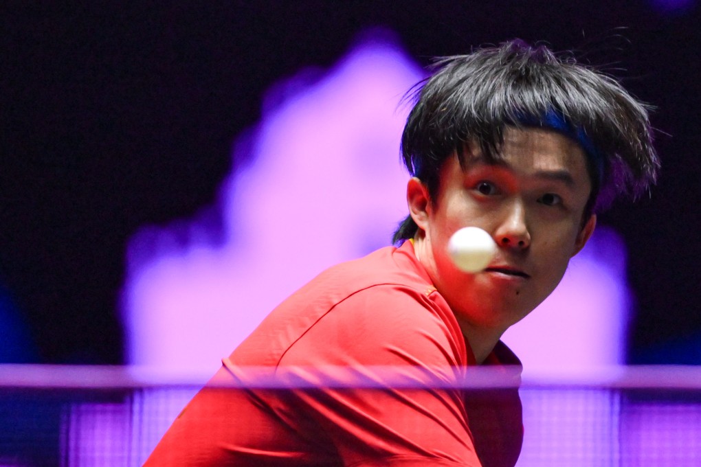 Wang Chuqin will be world No 1 when the rankings update on Monday. Photo: Xinhua
