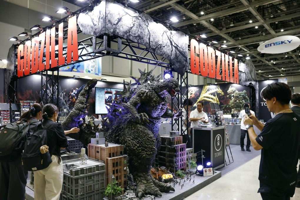 Visitors attend the International Tokyo Toy Show in Japan last month. Photo: Kyodo