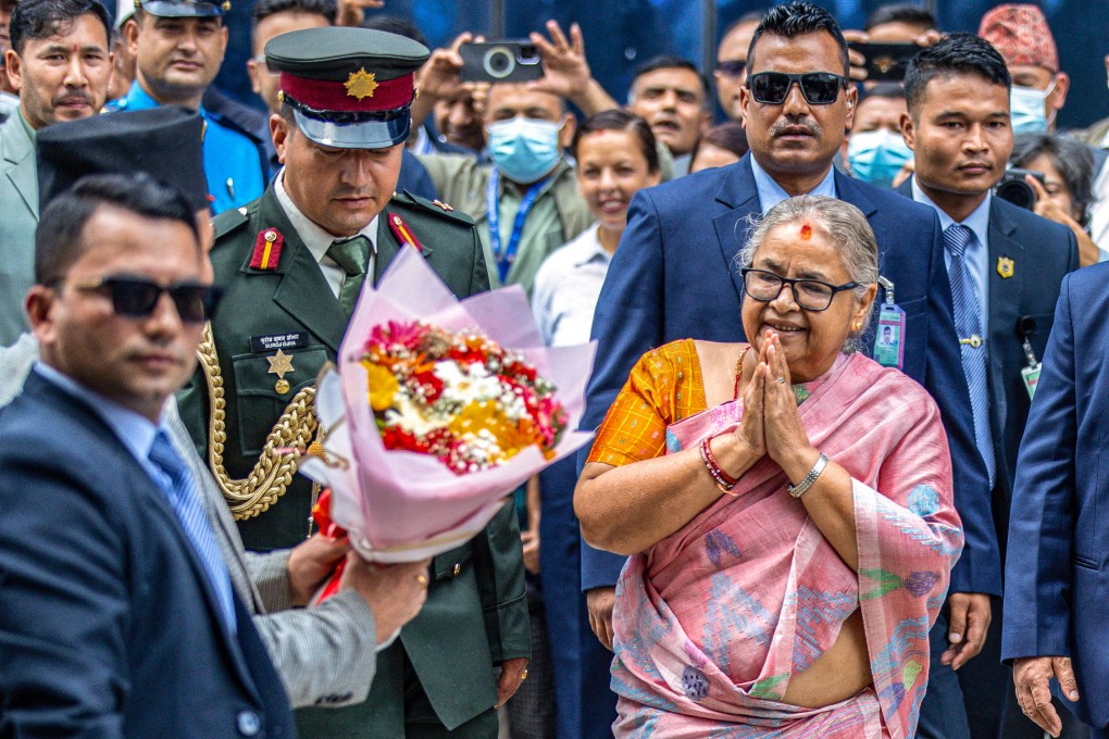 Beijing was swift to congratulate Nepal’s interim prime minister Sushila Karki after her appointment on Friday. Photo: AFP