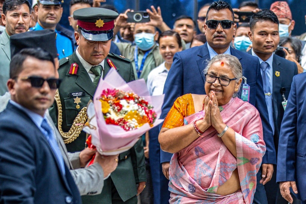 Beijing was swift to congratulate Nepal’s interim prime minister Sushila Karki after her appointment on Friday. Photo: AFP