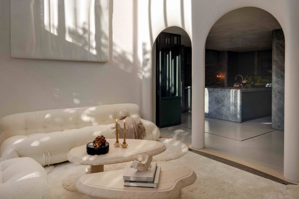 Arches feature in the living room of Hong Kong’s Chapel Residence, designed by Nelson Chow of NC Design + Architecture. Photo: Harold de Puymorin