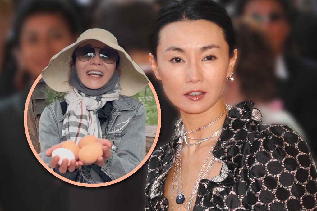 Hong Kong film star Maggie Cheung has won praise for sharing tales of her simple lifestyle in the south of France online. Photo: SCMP composite/Shutterstock/RedNote