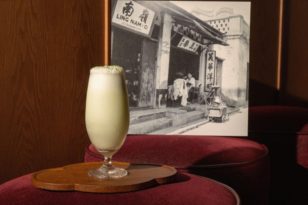 Raita Gin Fizz, from the new menu at Kinsman in Hong Kong. Photo: Handout