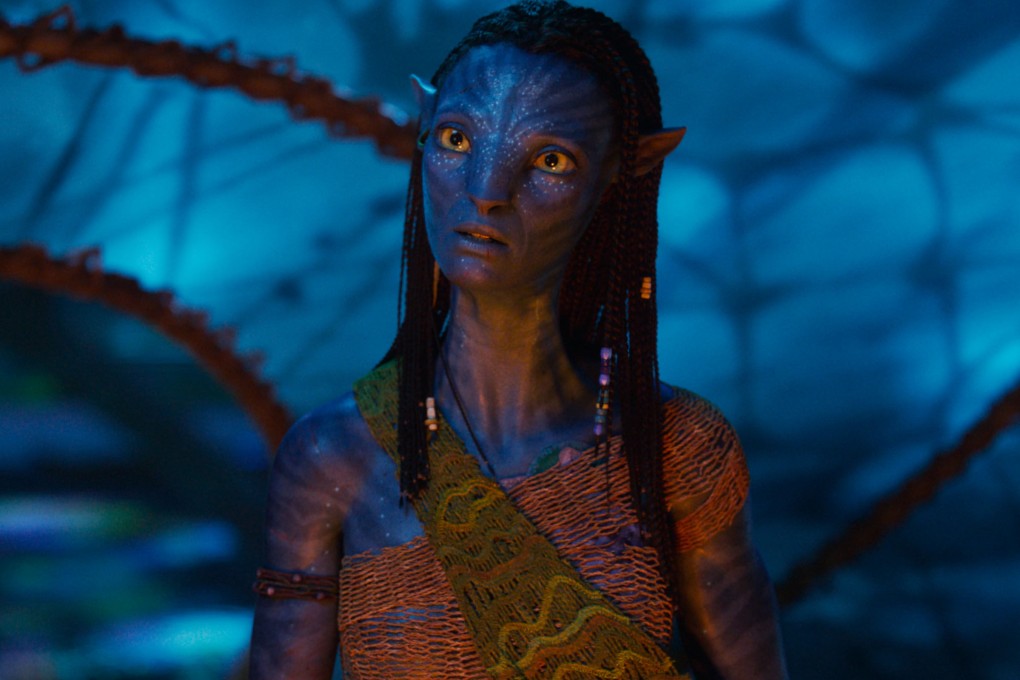 Neytiri (played by Zoe Saldaña) in a still from Avatar: Fire and Ash, which opens in Hong Kong on December 18. Photo: 20th Century Studios