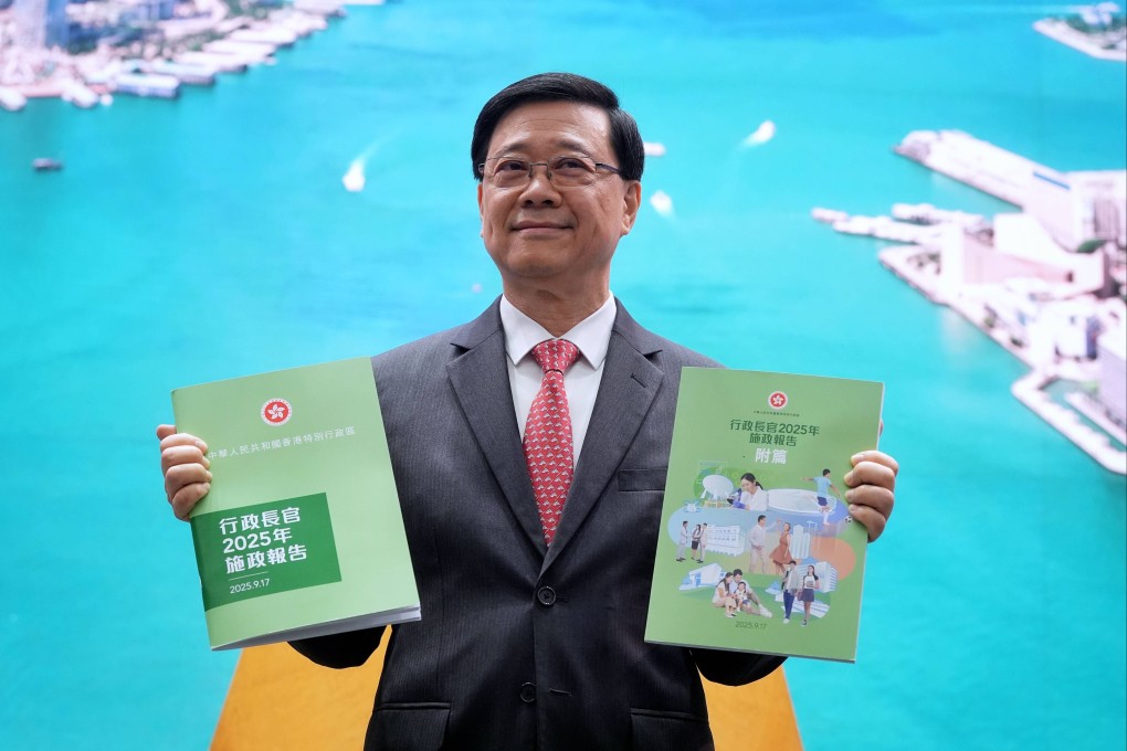 Chief Executive John Lee says his policy address will focus on deepening reforms and boosting the economy. Photo: Elson Li
