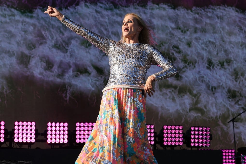 Belinda Carlisle performs during Coachella at the Empire Polo Club in Indio, California, on April 11, 2025. Photo: TNS