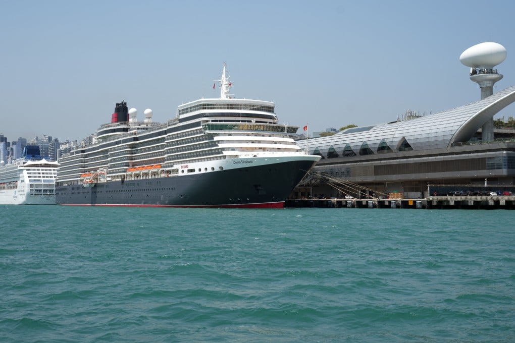 Cruise ships berth at Kai Tak Cruise Terminal on March 20. Photo: Sam Tsang