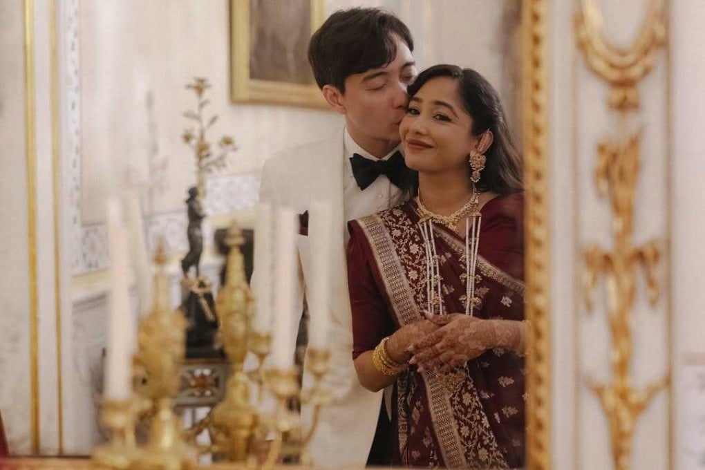 Nigel Ng and his wife Sabrina Ahmed during their wedding in Portugal in July. Photo: Instagram/mrnigelng