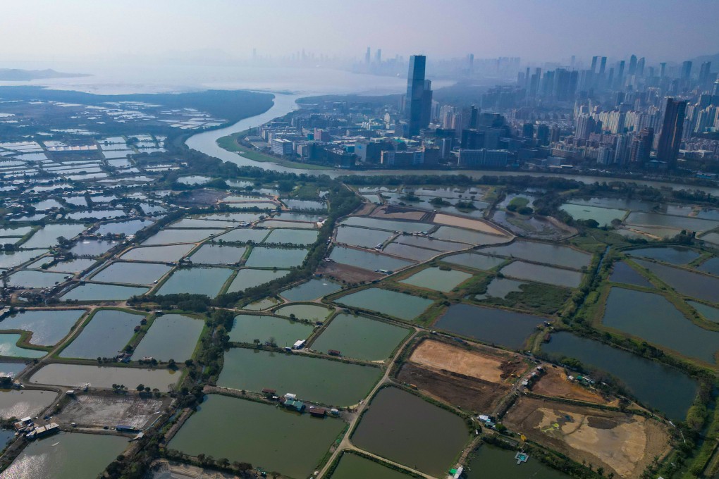 A view of the San Tin Technopole at the heart of Northern Metropolis project, on February 27. Photo: May Tse