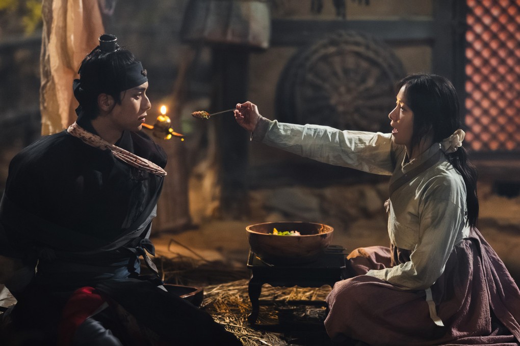 Lee Chae-min (left) as King Lee Heon and Im Yoon-ah as Yeon Ji-young in a still from Bon Appetit, Your Majesty. The series has showcased a variety of fusion dishes that highlight the flavours of Korean cuisine. Photo: tvN