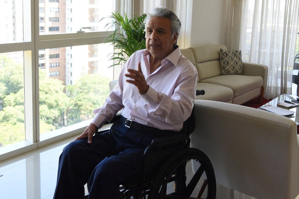Former Ecuadoran president Lenin Moreno Garces in 2022. Photo: AFP