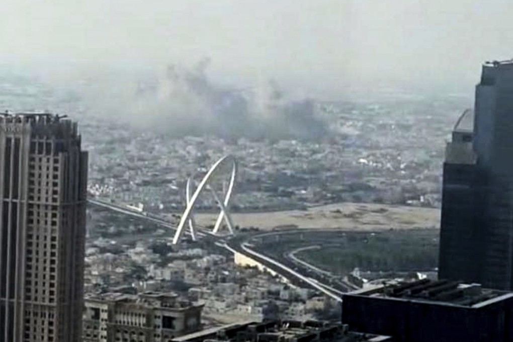 Smoke rises from an explosion caused by an Israeli strike on Doha, Qatar, on September 9. Photo: UGC via AP