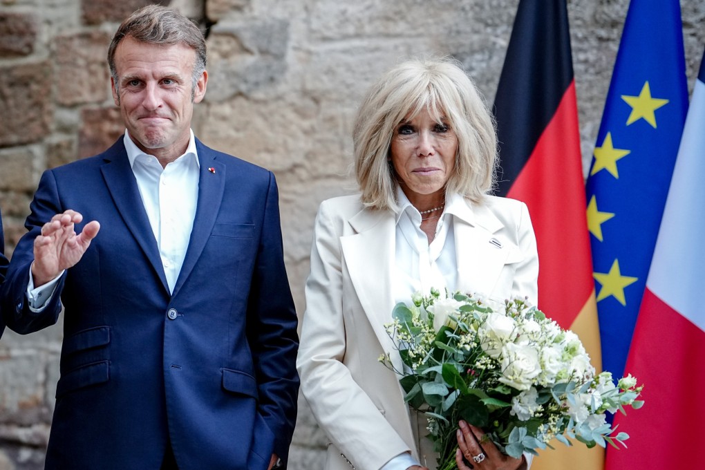 French President Emmanuel Macron and his wife Brigitte Macron. Photo: dpa