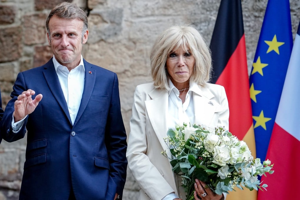 French President Emmanuel Macron and his wife Brigitte Macron. Photo: dpa