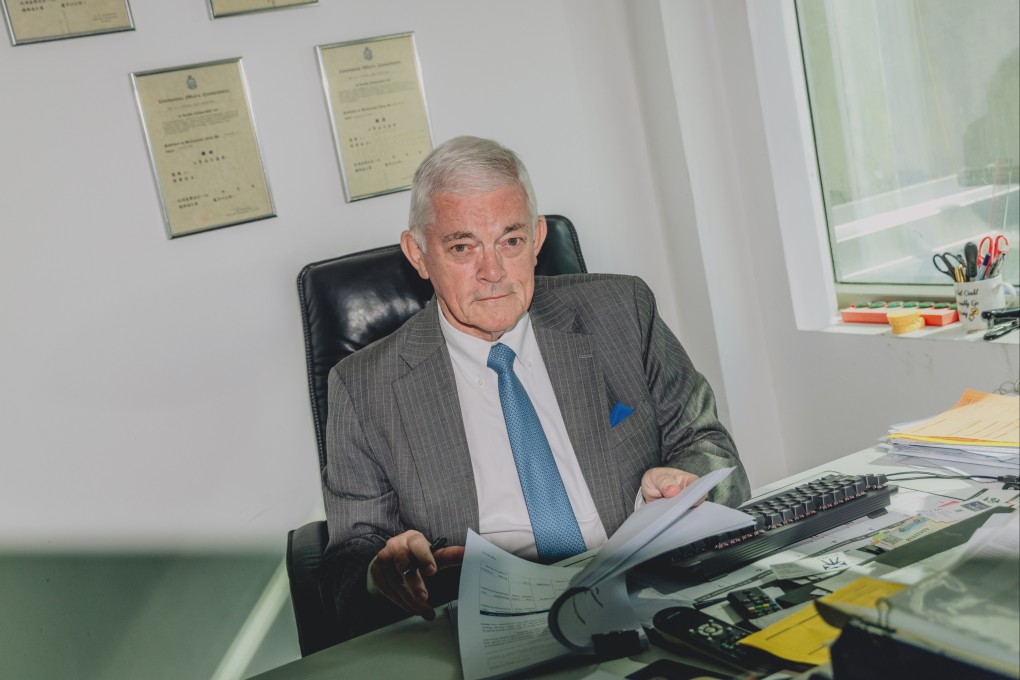 Liverpudlian Steve Vickers, founder and CEO of Steve Vickers & Associates, has spent his life fighting crime in Hong Kong. Photo: Jocelyn Tam
