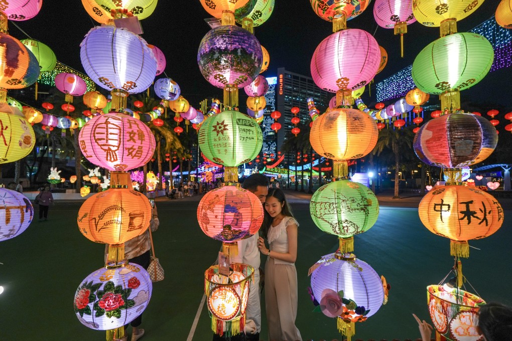 Lanterns in Victoria Park during last year’s Mid-Autumn Lantern Carnival. Photo: Eugene Lee