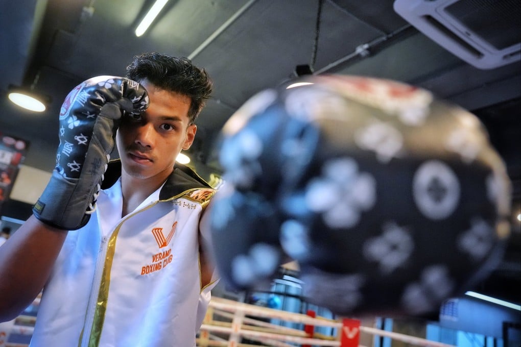 Saagar Pradhan poses for pictures during an interview at Verano Boxing Club. Photo: Elson Li