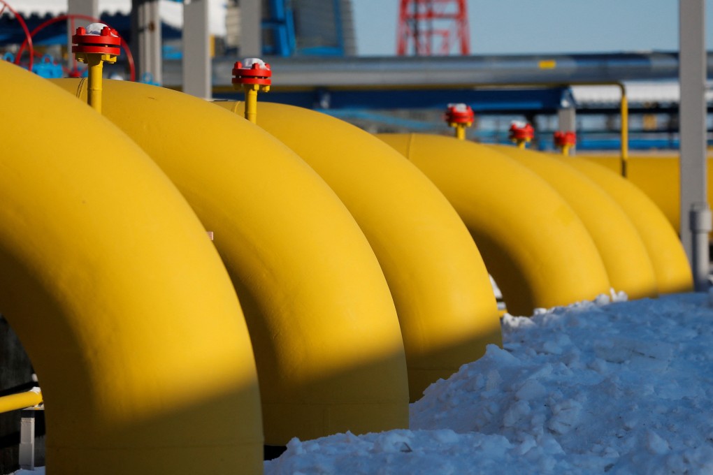 Gas pipelines at the Atamanskaya compressor station, part of Gazprom’s project outside the far eastern town of Svobodny, in Russia’s Amur region. The EU imported LNG from Russia worth almost €4.5 billion (US$5.3 billion) in the first half of 2025. Photo: Reuters