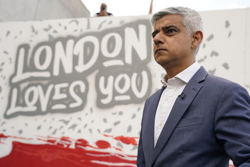 London Mayor Sadiq Khan. Photo: AP