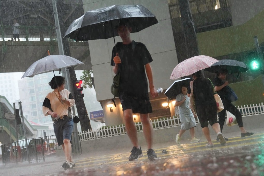 Hong Kong lowers typhoon signal to No 1 on Saturday morning. Photo: Karma Lo