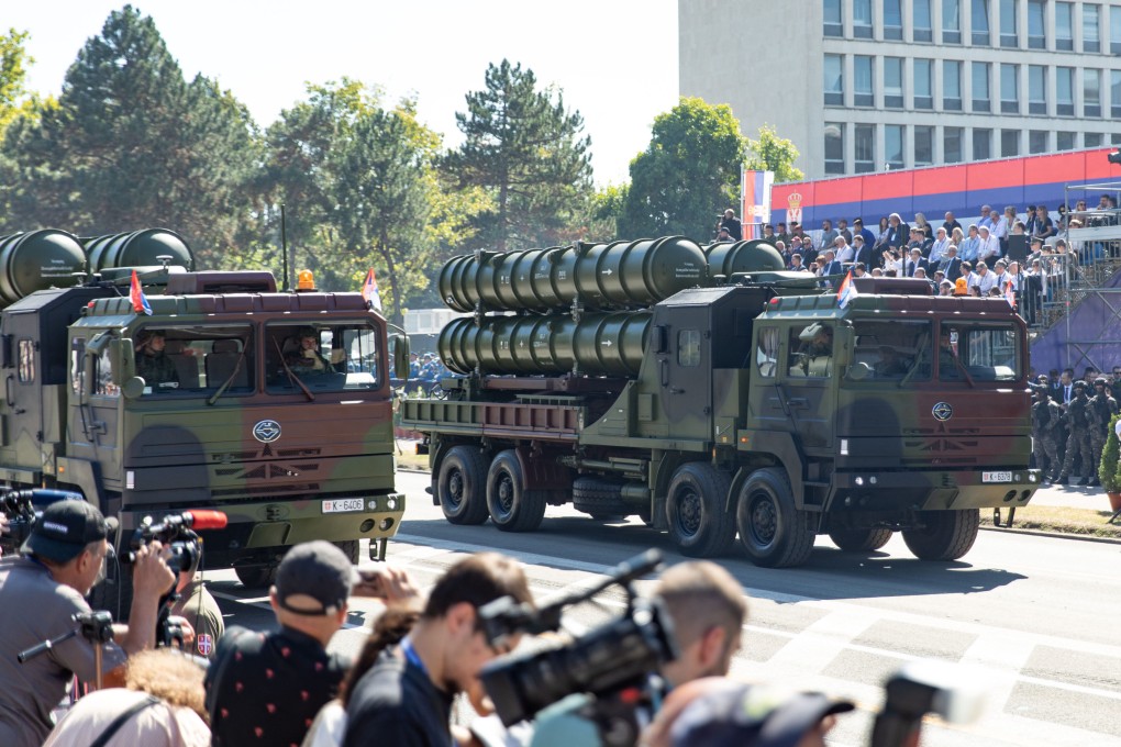 Serbia’s military parade in Belgrade on Saturday brought together about 10,000 personnel and featured some 2,500 pieces of military equipment and machinery, according to the country’s defence ministry. Photo: Xinhua