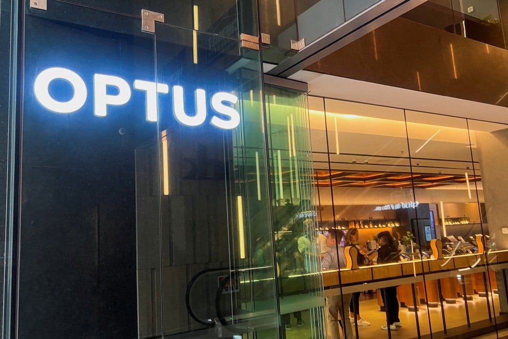View of an Optus shop in Sydney, Australia. Photo: Reuters
