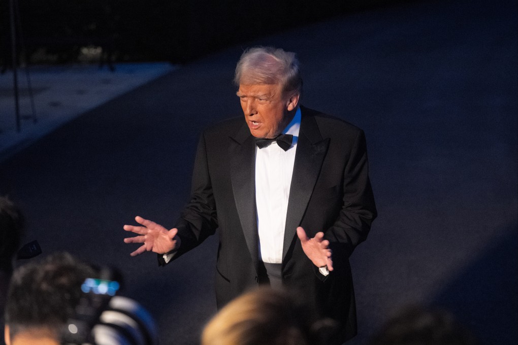 US President Donald Trump answers questions from reporters at the White House in Washington on Saturday. Photo: Xinhua