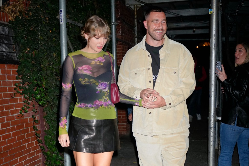 Taylor Swift and Travis Kelce in New York City. Photo: GC Images