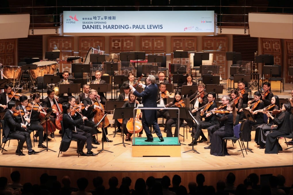 The Hong Kong Philharmonic Orchestra performs under guest conductor Daniel Harding for their season-opening concert at the Hong Kong Cultural Centre on September 18, 2025. Photo: HK Phil