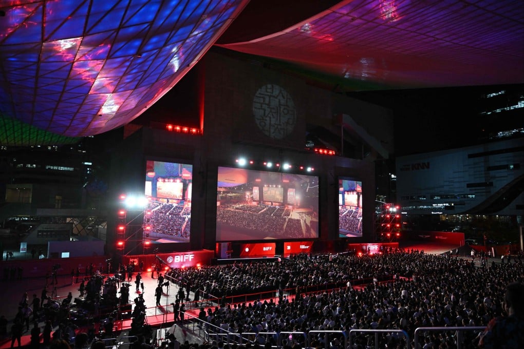 People attend the opening ceremony of the 30th Busan International Film Festival (BIFF) in Busan, South Korea, on September 17, 2025. The festival’s new director says the BIFF is “firmly carrying its role of representing Asian cinema”. Photo: AFP