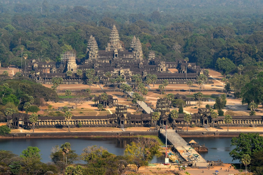 An aerial view of Angkor Wat in Siem Reap province, Cambodia. Photo: AFP