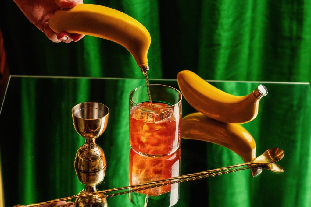 The Hand of God cocktail from the new menu at Wing Lei Bar in Hong Kong. Photo: Handout