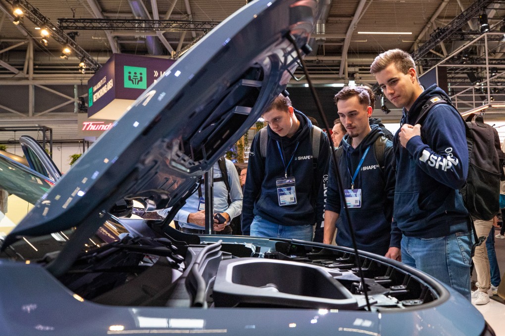 China was the largest source of foreign exhibitors at this month’s IAA Mobility trade fair in Munich, with 116 companies including EV makers BYD, Xpeng and Leapmotor, and battery giant CATL. Photo: Xinhua