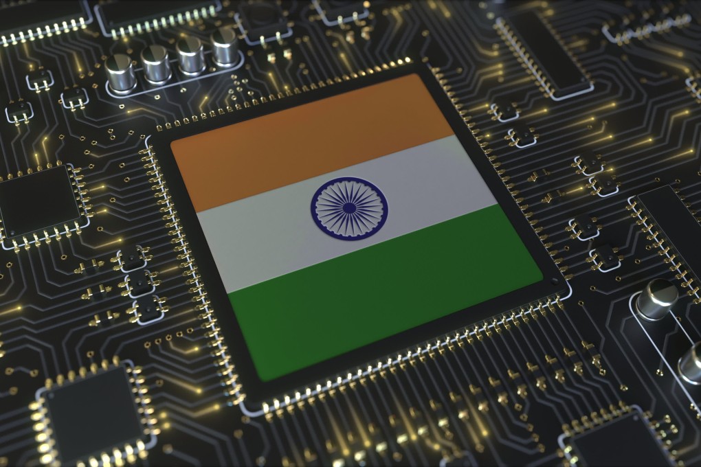 An illustration of the flag of India on an operating chipset. India accounted for 71 per cent of approved H-1B applications for highly skilled workers - mostly from the tech sector - last year, according to US government data. Photo: Shutterstock