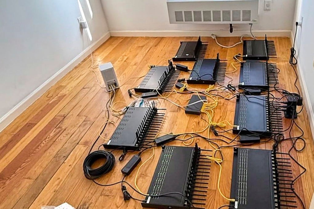Signal equipment seized by US officials. Photo: US Secret Service/AP