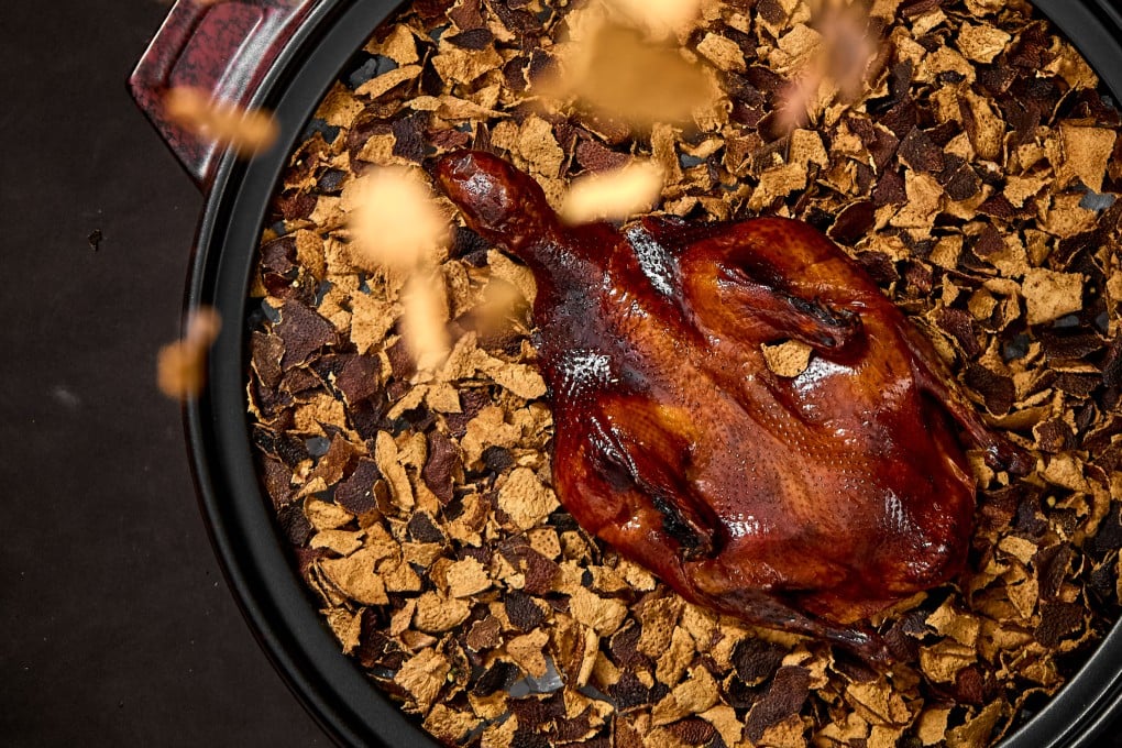Roasted squab flavoured with 35-year aged tangerine peel at China Tang in Hong Kong. Photo: China Tang