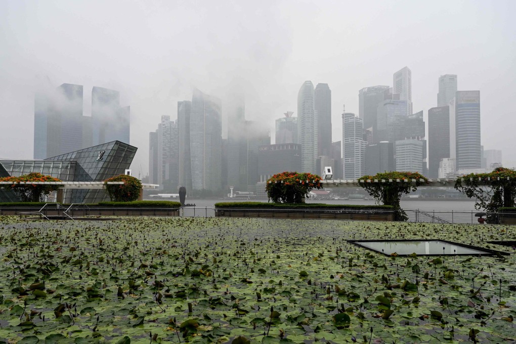 Singapore’s skyline. A man was arrested for murder following a fatal stabbing over noise row in the city state. Photo: AFP