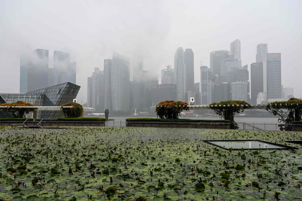 Singapore’s skyline. A man was arrested for murder following a fatal stabbing over noise row in the city state. Photo: AFP