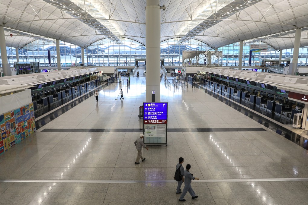 The Airport Authority are bracing for a frantic period with flights set to resume between midnight and 6am on Thursday. Photo: Sun Yeung