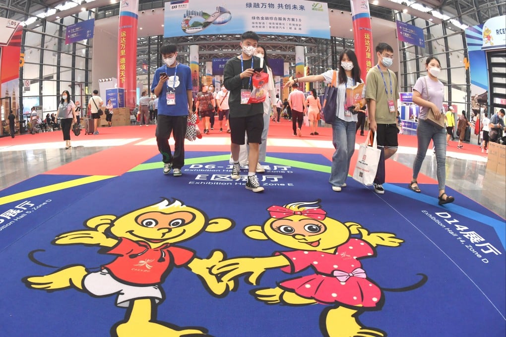 People visit the China-Asean Expo in the southwestern Chinese city of Nanning. China is now Southeast Asia’s leading partner as its influence continues to grow in the region, according to a new study. Photo: Xinhua